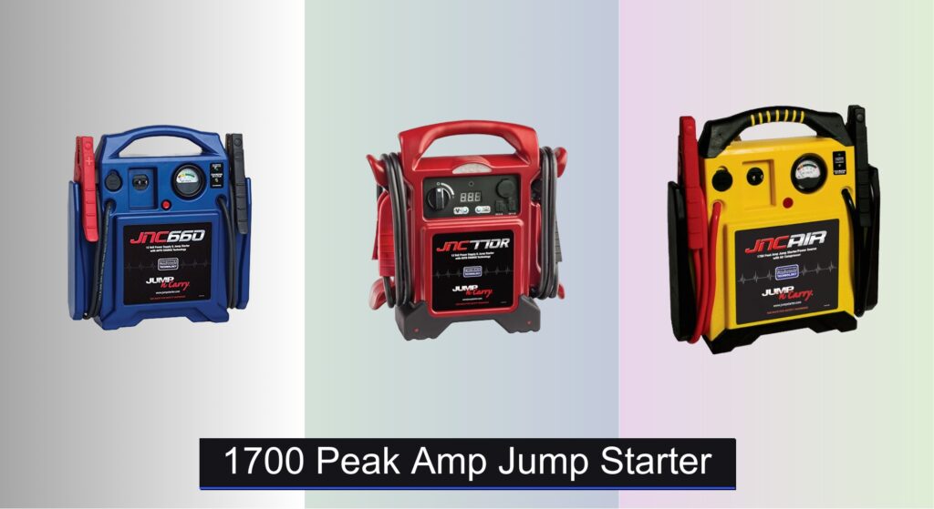 7 Best 1700 Peak Amp Jump Starters of 2025